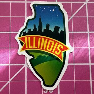 💜13/$13 +Bundle Sticker Sale | Travel Illinois Waterproof Sticker
